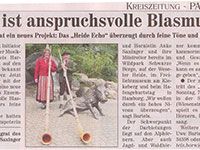 Das Alphorn Ensemble Heide Echo Alphorn Bläser Musikanten