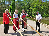 Das Alphorn Ensemble Heide Echo Alphorn Bläser Musikanten